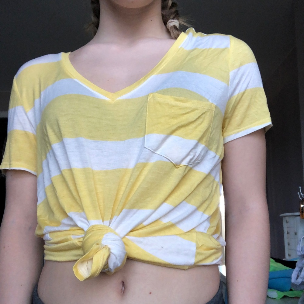 Thrift Flipped Striped Tee